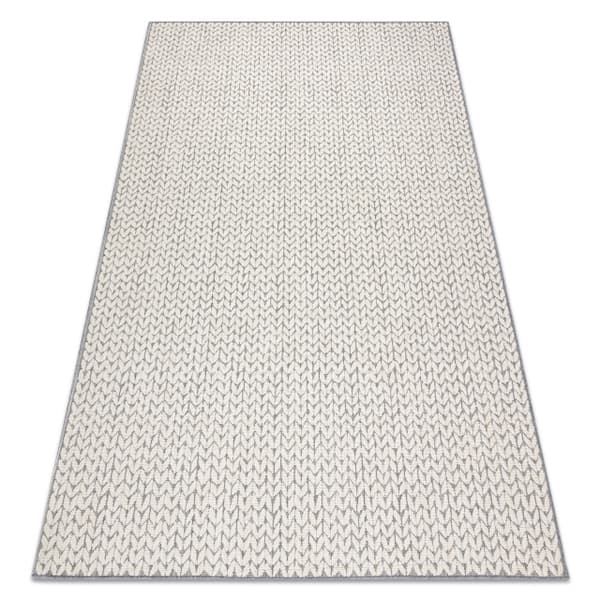 Matta SPRING 20467332 Sillbenmönster sisal, ögla - kräm, 200x290 cm