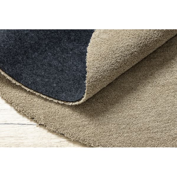 Modern tvättmatta LATIO 71351050 cirkel beige, cirkel 80 cm