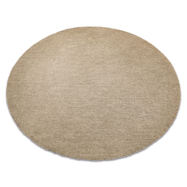 Modern tvättmatta LATIO 71351050 cirkel beige, cirkel 80 cm