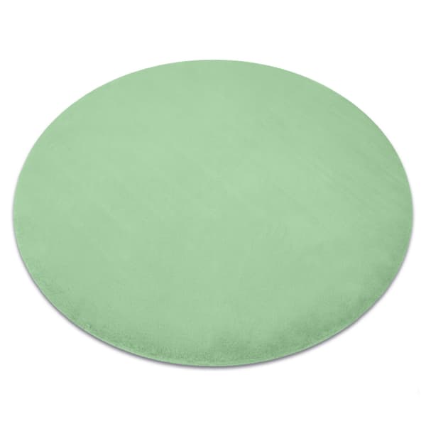 Matta BUNNY cirkel grön IMITATION AV KANINSPEL, cirkel 140 cm