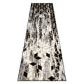 Pikkukuva 1 / 5: Matto, Matto GLOSS moderni 409A 82 Kuutio, tyylikäs, glamour, art deco musta / harmaa / kulta , 70x300 cm