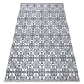 Pikkukuva 1 / 5: Matto ARGENT - W4949 Kukat valkoinen / harmaa, 200x290 cm