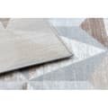 Miniatyrbild 3 av 5: Matta ARGENT - W6096 triangles beige / grå, 133x190 cm