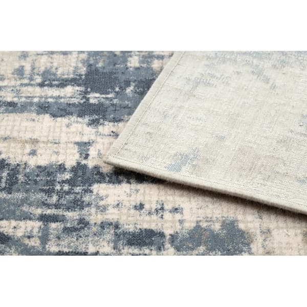 Tæppe NAIN Overdubbed vintage 7005/50955 beige / marineblå blå, 80x150 cm