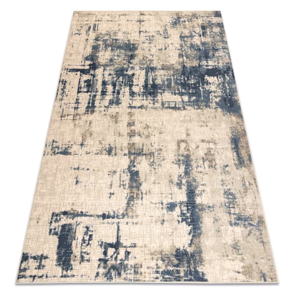 Matta Ull NAIN vintage 7005/50955 beige / marin, 80x150 cm