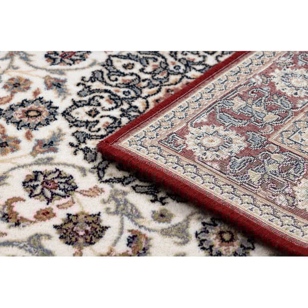 Matto NAIN Ornamentti, kehys 6635/51036 beige / punaruskea, 80x150 cm