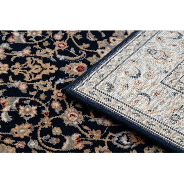 Tæppe NAIN Rosette, ramme 7177/51011 beige / sort, 200x300 cm