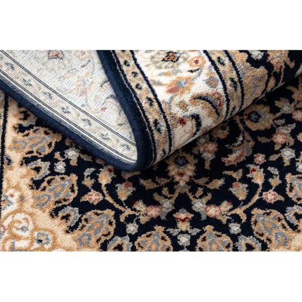 Tæppe NAIN Rosette, ramme 7177/51011 beige / sort, 200x300 cm