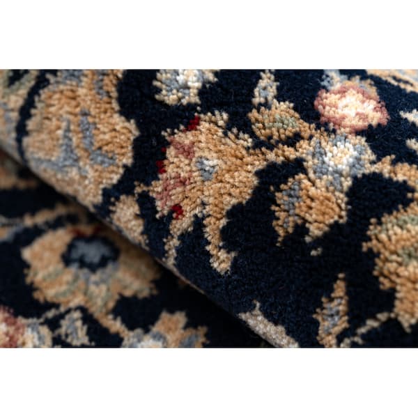 Tæppe NAIN Rosette, ramme 7177/51011 beige / sort, 200x300 cm