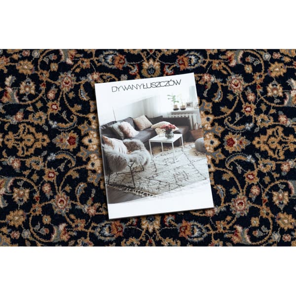 Tæppe NAIN Rosette, ramme 7177/51011 beige / sort, 240x340 cm