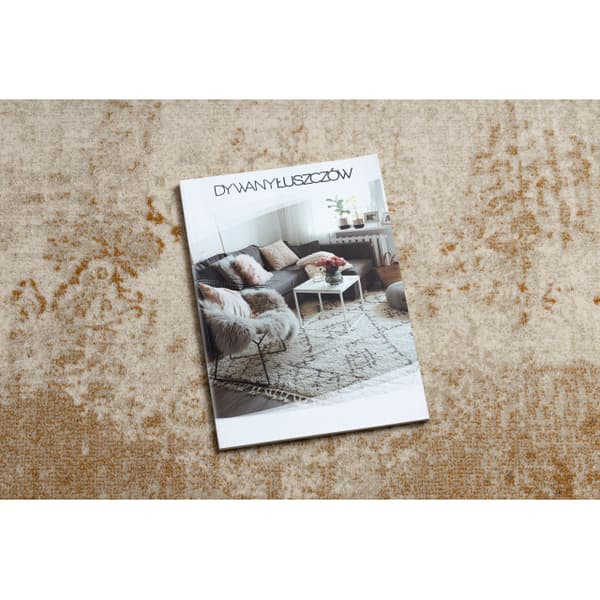 Matto NAIN Ornamentti, kehys, vintage 7699/51955 beige, 120x170 cm