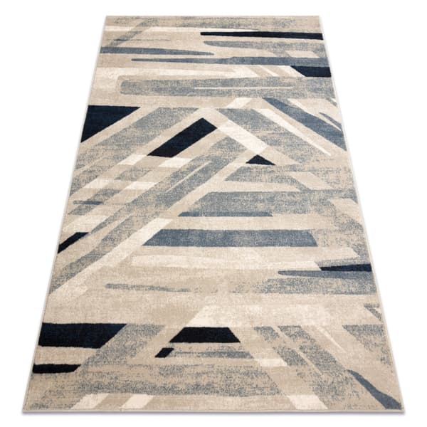 Tæppe NAIN Geometrisk 7706/51955 beige / blå, 160x230 cm