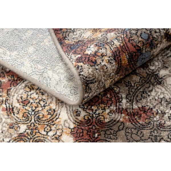 Tæppe NAIN Pynt vintage 7700/51922 beige / marineblå blå / terracotta, 120x170 cm