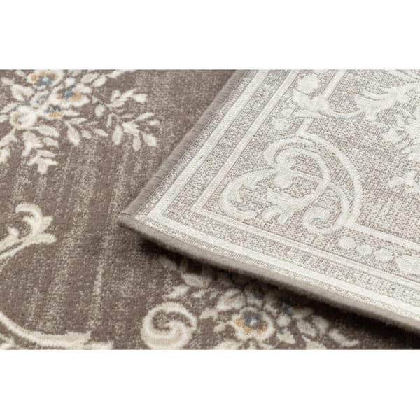 Tæppe NAIN Pynt, ramme 7694/51922 beige / brun, 240x340 cm