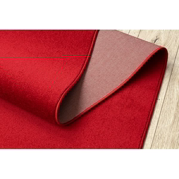 Fortovet KARMEL Glat karmin / rød 60 cm, 60x320 cm
