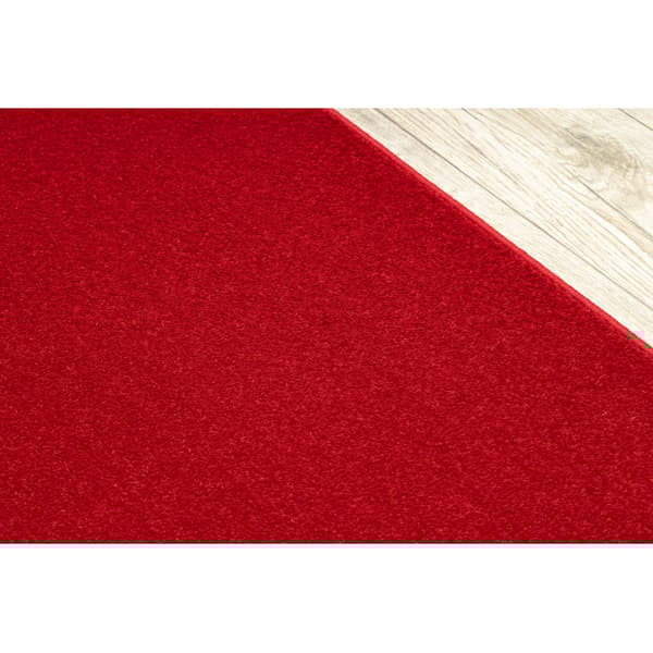 Fortovet KARMEL Glat karmin / rød 60 cm, 60x320 cm