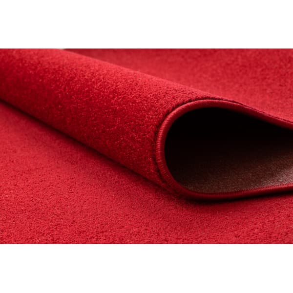 Fortovet KARMEL Glat karmin / rød 60 cm, 60x320 cm