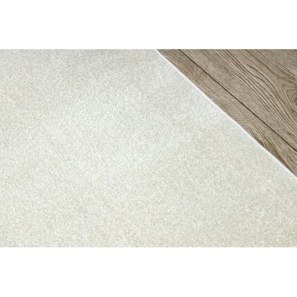 Enkelt fortov KARMEL Glat, enfarvet hvid 140 cm, 140x750 cm