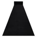 Miniatyrbillede 1 af 5: Enkelt fortov  KARMEL Glat, enfarvet sort 120 cm, 120x230 cm