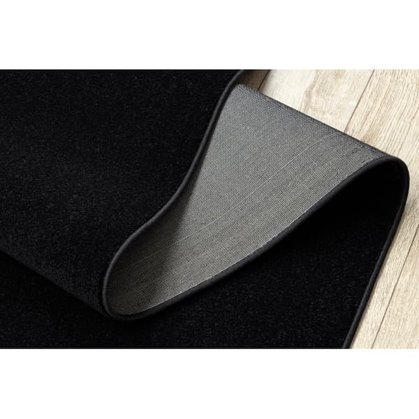 Löpare KARMEL enkel, en färg svart 120 cm, 120x310 cm