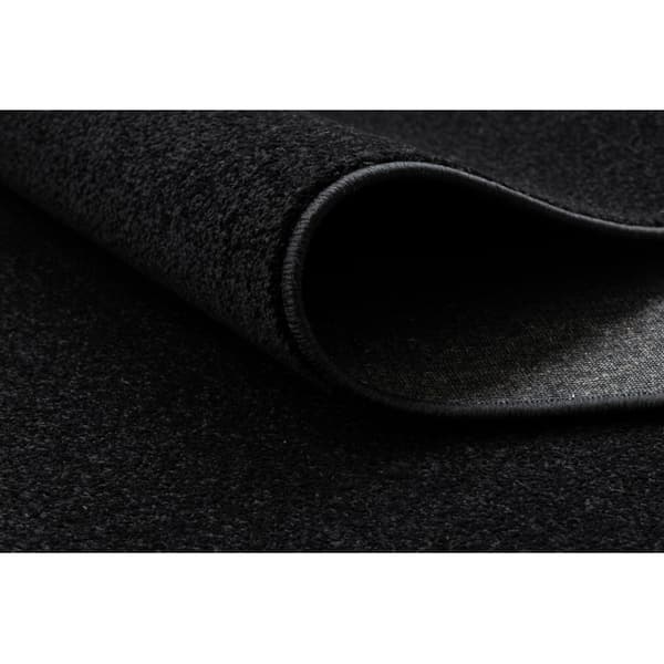Löpare KARMEL enkel, en färg svart 120 cm, 120x310 cm