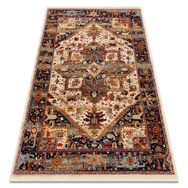 Tæppe KESHAN Pynt itämainen 2886/53555 beige / rødbrun, 120x145 cm