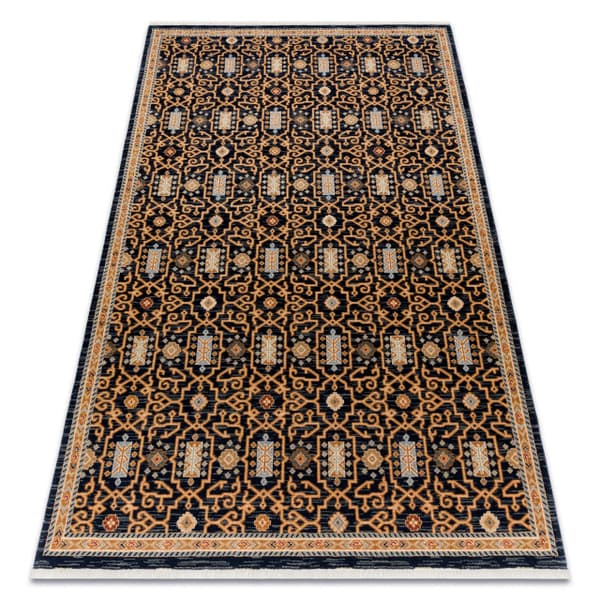 Tæppe KESHAN itämainen klassisk 7521/53555 beige / marineblå blå, 250x340
