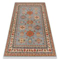 Miniatyrbild 1 av 5: Matta Ull KESHAN fringe, Ram oriental 7683/53544 beige / blå, 250x340