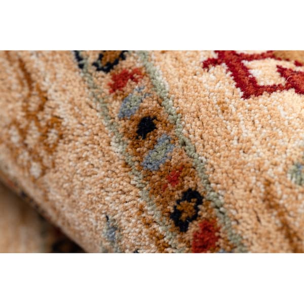 Matto KESHAN itämainen 7684/53555 beige / terrakotta, 160x230 cm