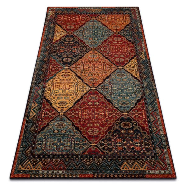Ullmatta POLONIA Astoria orientalisk, etnisk ruby, 235x350 cm