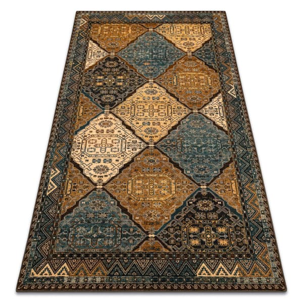 Ullmatta POLONIA Astoria orientalisk, etnisk cognac beige, 200x300 cm