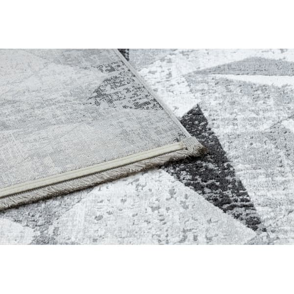 Tæppe moderne TULS 51211 Geometrisk antracit, 240x330 cm