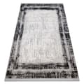 Miniatyrbild 1 av 5: Modern Matta TULS strukturell, fringe  51235 vintage, ram antracit, 80x150 cm