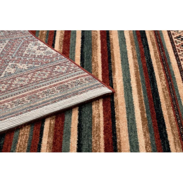 Tæppe villaa KASHQAI 4356 300 etnisk rødbrun, 67x130 cm