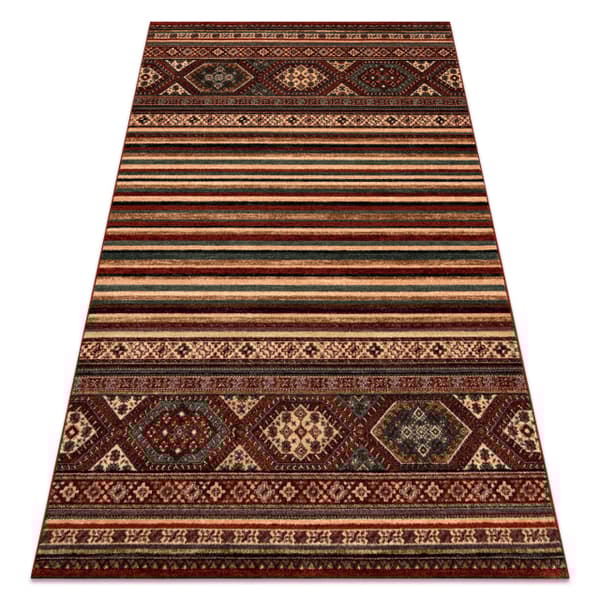 Tæppe villaa KASHQAI 4356 300 etnisk rødbrun, 67x130 cm
