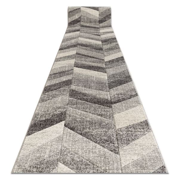Fortovet FEEL 5673/16811 SILDEBEN grå / antracit / fløde, 80x290 cm