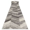 Pikkukuva 1 / 5: Matto FEEL 5673/16811 KALANRUOTO harmaa / antrasiitti / kerma, 80x340 cm