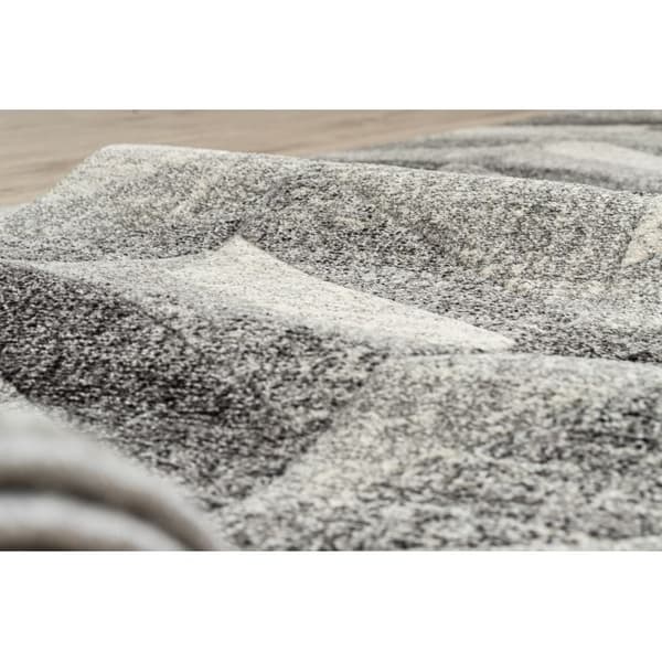Fortovet FEEL 5673/16811 SILDEBEN grå / antracit / fløde, 80x370 cm