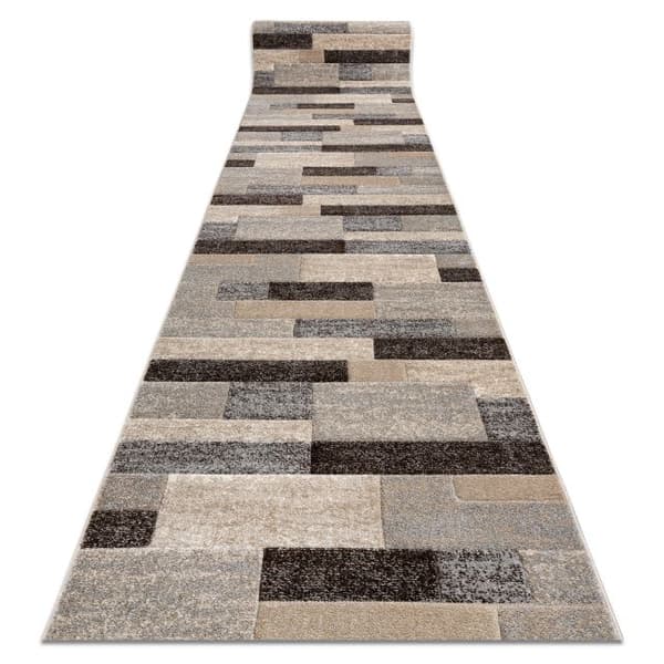 Löpare FEEL 5756/15055 RECTANGLES beige 100 cm, 100x100 cm