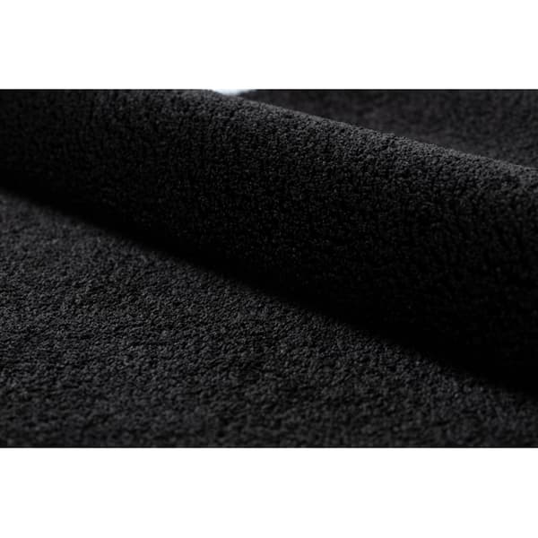 Tæppe vask MOOD 71151030 moderne - sort, 160x230 cm