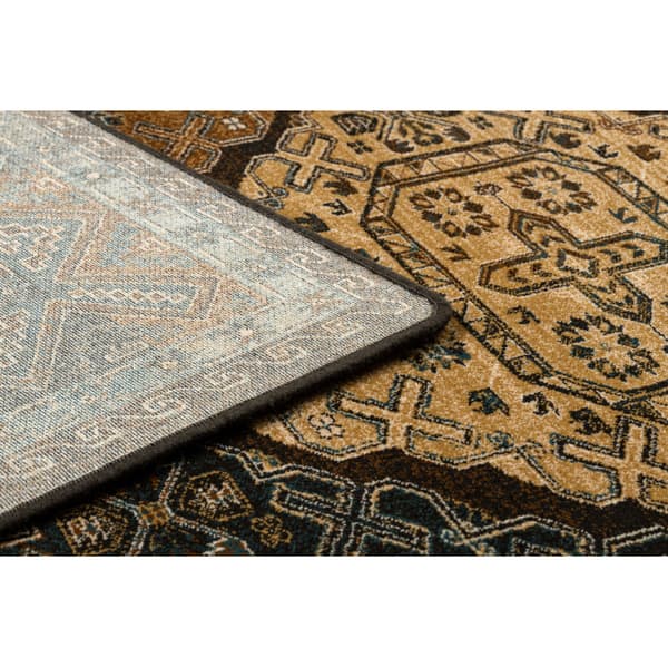 Ullmatta POLONIA Astoria orientalisk, etnisk cognac beige, 170x235 cm