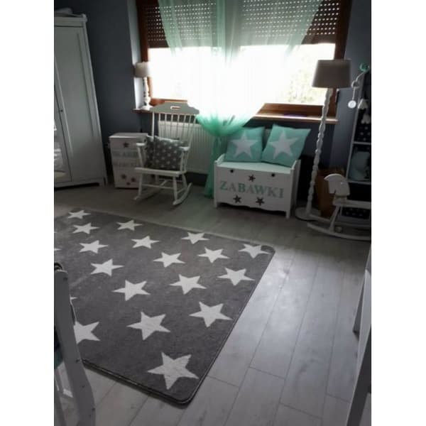 Tæppe SCANDI 18209/071 - STJERNER, 160x230 cm
