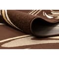 Miniatyrbild 3 av 5: Löpare HEAT-SET FRYZ COFFEE brun 70 cm, 70x740 cm