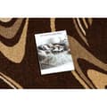Miniatyrbild 2 av 5: Löpare HEAT-SET FRYZ COFFEE brun 70 cm, 70x740 cm