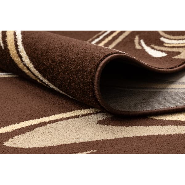 Fortovet KARMEL FRYZ - COFFEE brun 90 cm, 90x610 cm