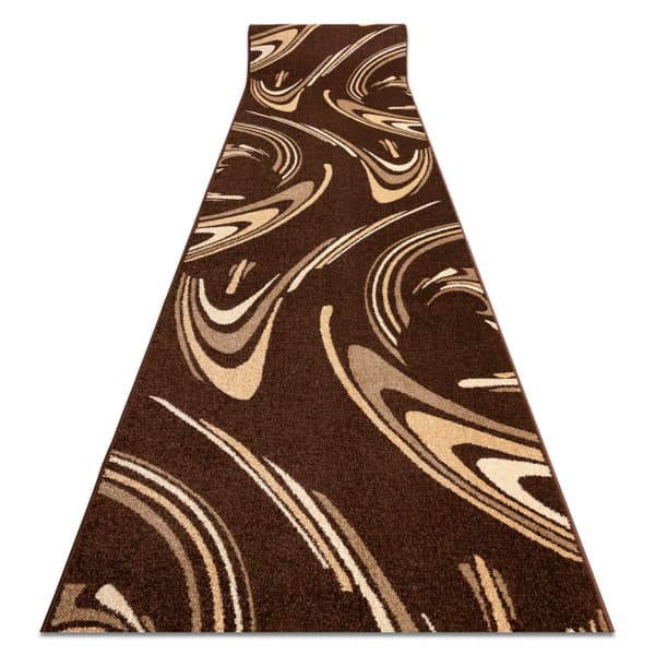 Fortovet KARMEL FRYZ - COFFEE brun 90 cm, 90x610 cm