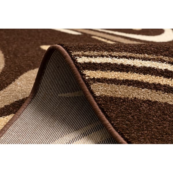 Fortovet KARMEL FRYZ - COFFEE brun 100 cm, 100x460 cm