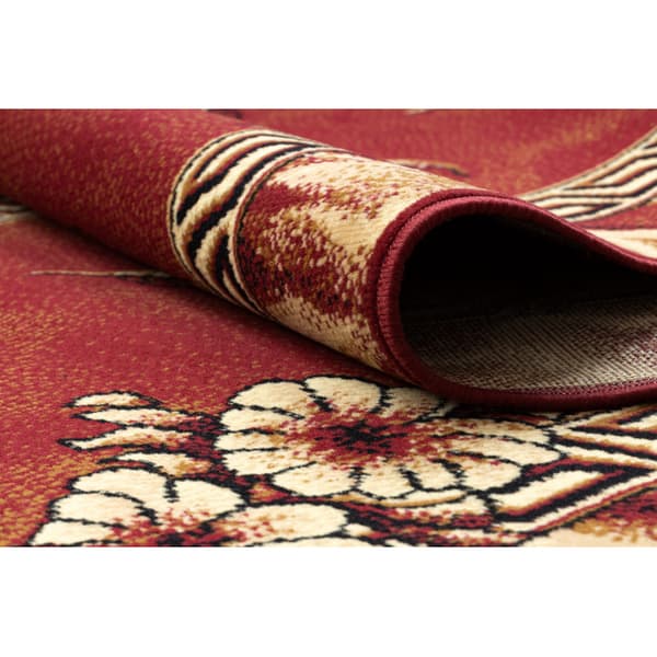 Löpare BCF TRIO maroon 100 cm, 100x420 cm