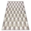 Miniatyrbild 1 av 5: Matta FLAT 48624/686 SISAL - 3d kub, 200x290 cm