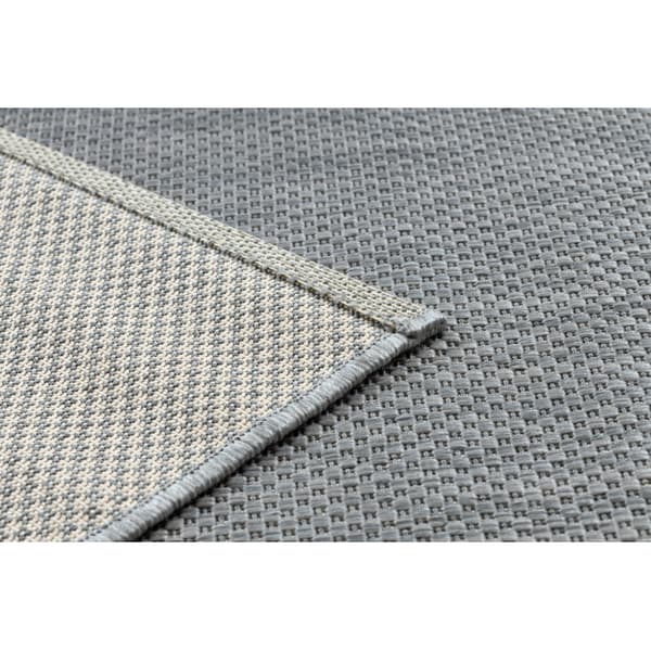 Matta FLAT 48663/037 SISAL - silver PLAIN , 140x200 cm
